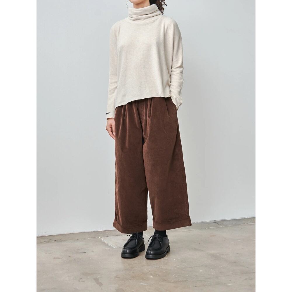 NWT Album Di Famiglia Velvet Bragoni Trousers Pants Coffee - S - Picture 2 of 14